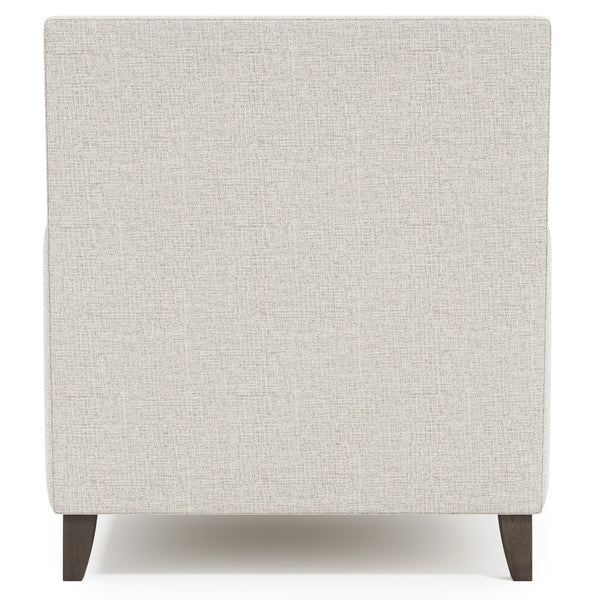 Bernhardt Bernhardt Addison Fabric Chair With Tailored Track Arms, Spring-Down Cushions & Tapered Wood Legs - Made to Order B1482B