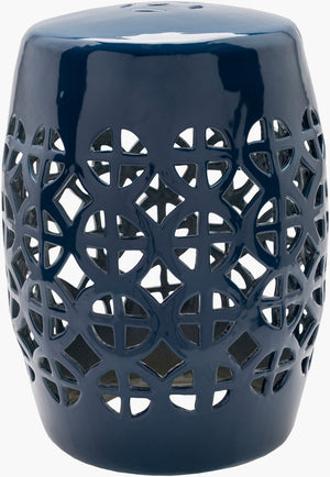 Livabliss Ridgeway Ceramic Garden Stool Outdoor Accent Seat or Plant Pedestal Bohemian Patio RWY004-131318