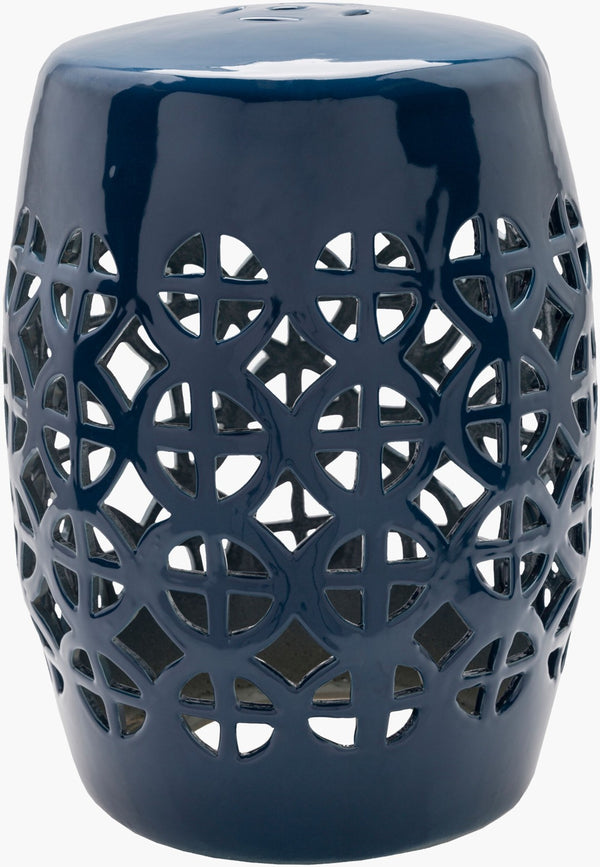 Livabliss Ridgeway Ceramic Garden Stool Outdoor Accent Seat or Plant Pedestal Bohemian Patio RWY004-131318
