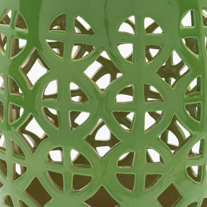 Livabliss Ridgeway Ceramic Garden Stool with Global Inspired Design for Outdoor Patio Use RWY006-131318