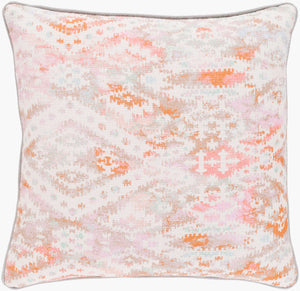 Surya Roxana 18"X18" Cotton Accent Pillow - Exquisite Detail & Unique Charm For Your Home Decor Lavender Cotton,Cotton Rxa001-2020d