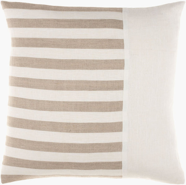 Livabliss Roxbury Woven Linen Accent Pillow Artisan Textural Weave for Cottage Coastal Farmhouse RXB002-2222P