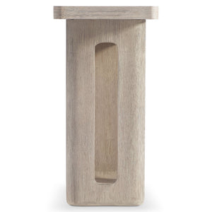Bernhardt Bernhardt Lucerne Wire-brushed Oak Console Table Sculptural Pedestal Base Entryway Accent 393912