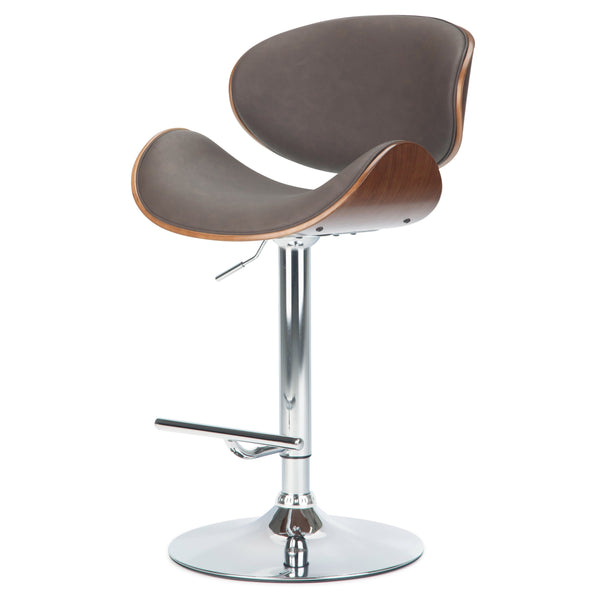English Elm Marana - Stylish Adjustable Swivel Bar Stool In Distressed Brown For Modern Kitchens & Bars B136P158925