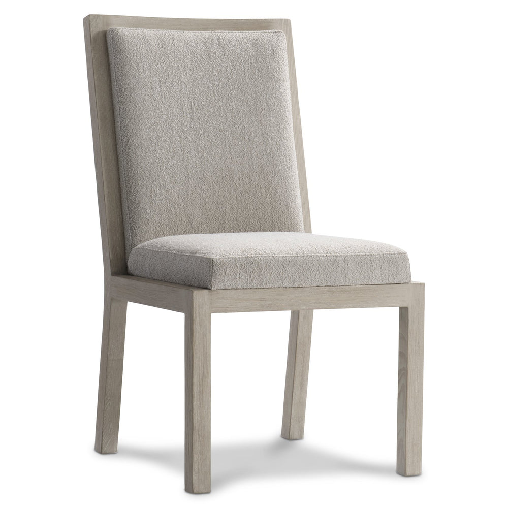 Bernhardt Bernhardt Prado Side Chair With Tawny Solid Wood Frame, Raised Upholstery, Cushioned Comfort 324541A
