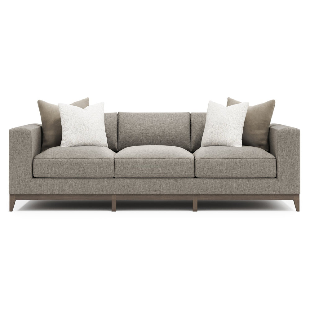 Bernhardt Bernhardt Noel Oversized 100" Fabric Sofa - Plush Upholstery, Tapered Wood Legs, Made-To-Order P7327B