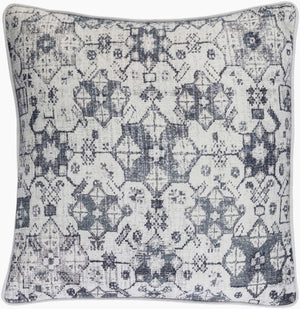 Surya Roxana 20" Accent Pillow - Luxuriously Soft Cotton Home Decor For Stylish Comfort & Easy Care Denim Cotton,Cotton Rxn004-2020p