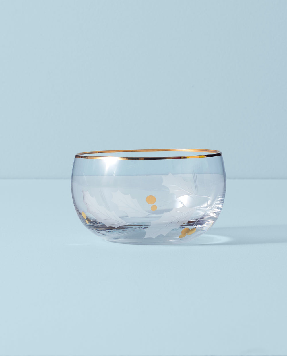 Lenox Holiday Gold Glass Nut Bowl Clear, NO COLOR GLASS,CRYSTAL 886858