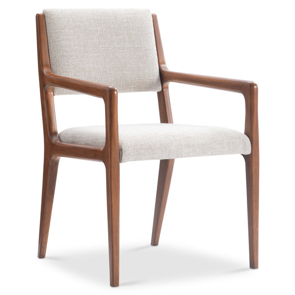 Bernhardt Bernhardt Brasea Upholstered Accent Chair Mahogany Frame Mid-century Modern Lounge 394544