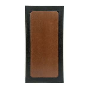 English Elm Christopher Knight Home® - Wood Ramsay Rustic Handcrafted Mango Wood Full-Length Standing Mirror — Tempered Glass, Black Finish, Durable Craftsmanship 71342.00