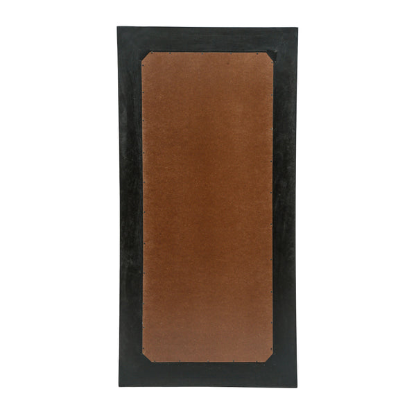 English Elm Christopher Knight Home® - Wood Ramsay Rustic Handcrafted Mango Wood Full-Length Standing Mirror — Tempered Glass, Black Finish, Durable Craftsmanship 71342.00