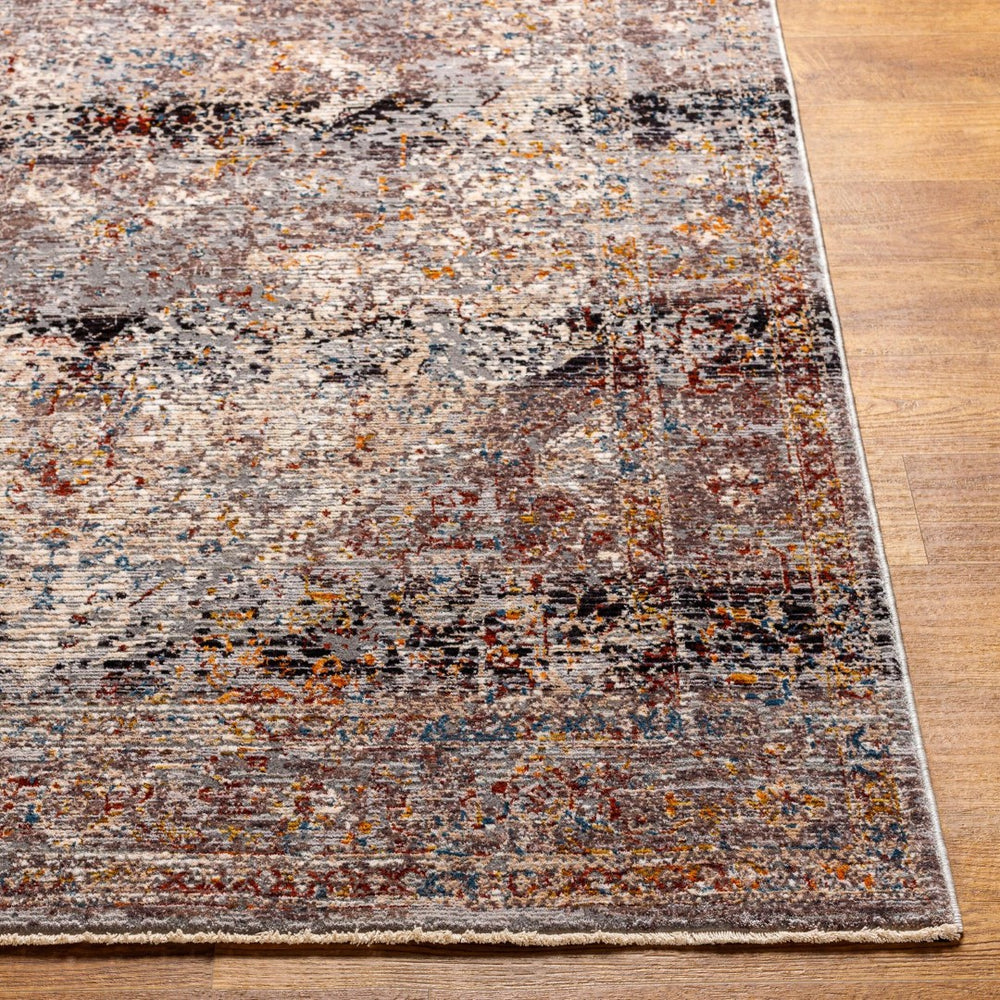 Livabliss Arya Traditional Fringe Area Rug Polyester Viscose Blend Medium Pile Living Room RYA2300-8101210