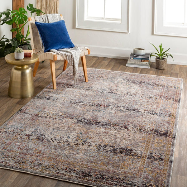 Livabliss Arya Traditional Fringe Area Rug Polyester Viscose Blend Medium Pile Living Room RYA2300-8101210