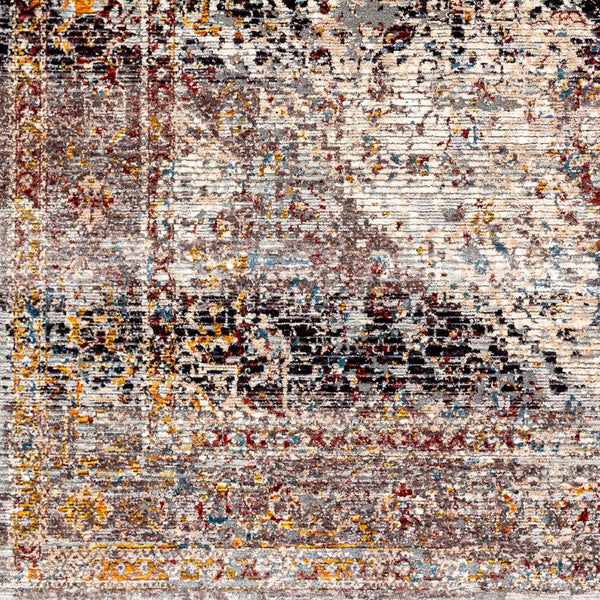 Livabliss Arya Traditional Fringe Area Rug Polyester Viscose Blend Medium Pile Living Room RYA2300-8101210