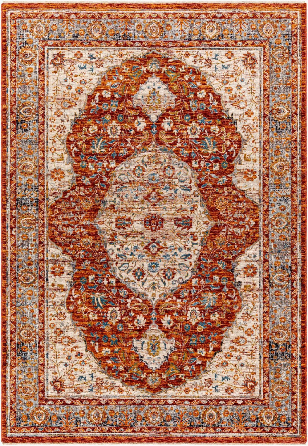 Livabliss Arya Machine Woven Polyester Viscose Accent Rug with Lustrous Sheen for Entryways RYA2307-233