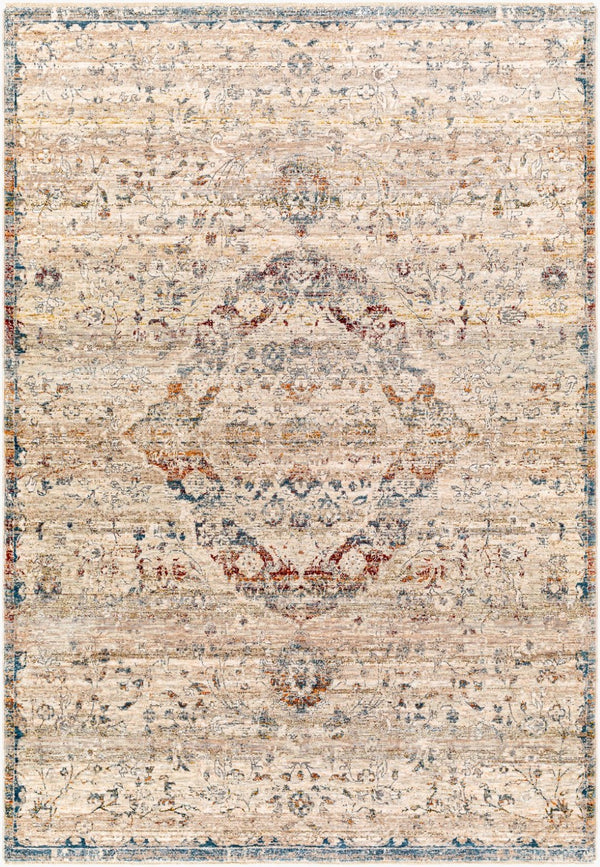 Livabliss Arya Persian Inspired Accent Rug with Lustrous Polyester Viscose Pile Handcrafted in Turkey Medium Gray, Ch 2' x 3'3" RYA2308-233