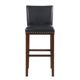 Steve Silver Tiffany KD Bar Chair Black, Set of 2 TF650BCBK