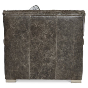 Bernhardt Bernhardt Burnham Leather Chair With Deep Cushion, Tailored Stitching, Lush Premium Leather, Modern Style 7202LO