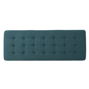 English Elm Ottoman Tufted Upholstered Bench with Birch Frame Mid-century Style for Bedroom Entry 60407.00DTE