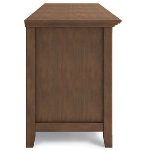 English Elm Amherst 72" Solid Wood Tv Media Stand: Rustic Brown, Spacious Design & Stylish Storage Solutions B136P158359