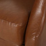 Christopher Knight Home® Noble House Faux Leather Manual Standard Recliner Light Brown