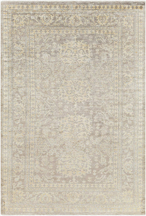 Surya Royal Handmade 10' X 14' Luxurious Viscose Rug – Elegant Design With Fringe Detailing For Home Décor Wheat Viscose Ryl2301-69
