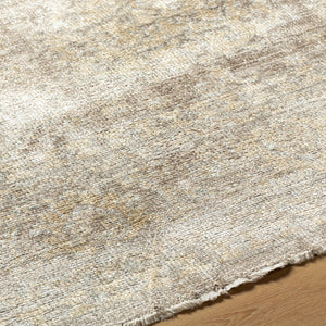 Surya Royal Handmade 10' X 14' Luxurious Viscose Rug – Elegant Design With Fringe Detailing For Home Décor Wheat Viscose Ryl2301-69