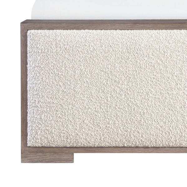 Bernhardt Bernhardt Casa Paros Panel Bed With Playa Wood Frame, Inset Upholstered Panels And Low Footboard For California King Comfort And Modern Rustic Style Brown 76 W" x 106.13 D" x 52.5 H" K1877