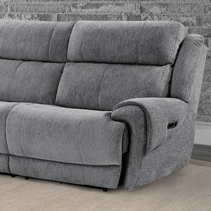 Parker House Parker Living Spencer - Stylish Armless Recliner With Power Footrest For Ultimate Comfort And Relaxation Grey 100% Polyester (W) Mspe#811rph-tgr