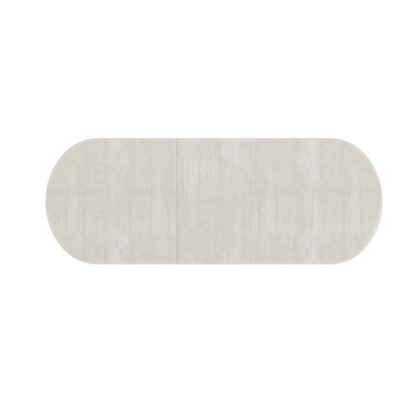 A.R.T. Furniture Ashlar Coastal Modern Dining Table In Bisque & Sanded Bronze - Stylish Parawood & Resin Design Beige Parawood Solids,Birch Veneers,Resin 333222-2250