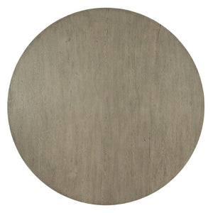 Hooker Furniture Linville Oak Veneer 60" Round Dining Table — Two-Tone Mink Top & Textured Black Pedestal, Seats 4–6 6150-75213-85