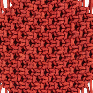 Surya Azra 31"H X 22"W Macrame Wall Hanging - Elegant Global Design For Captivating Home Decor Charm Burgandy Cotton,Wood Rza1003-4014