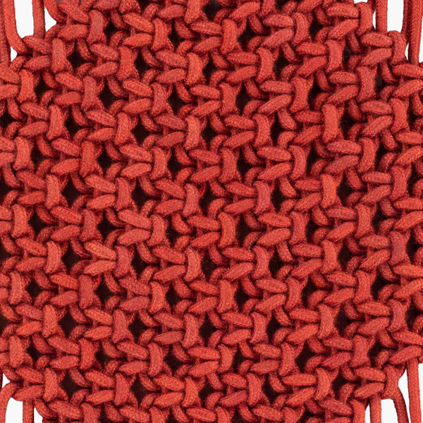 Surya Azra 31"H X 22"W Macrame Wall Hanging - Elegant Global Design For Captivating Home Decor Charm Burgandy Cotton,Wood Rza1003-4014