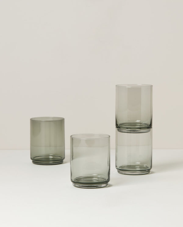 Lenox Tuscany Classics Stackable 4-Piece Tall Glasses Black, NO COLOR GLASS,CRYSTAL 894273