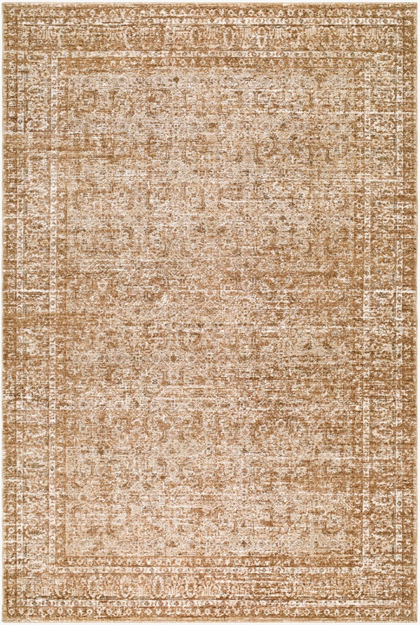 Livabliss The Vintage Edit Distressed Polyester Runner Rug for Hallways and Entryways Beige, Medium B 9' x 12'6" RZDT2304-9126