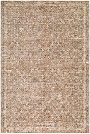 Livabliss The Vintage Distressed Medallion Runner Rug Turkish Woven Polyester Hallway Accent Brown, Dark Bro 2'7" x 7'3" RZDT2305-2773