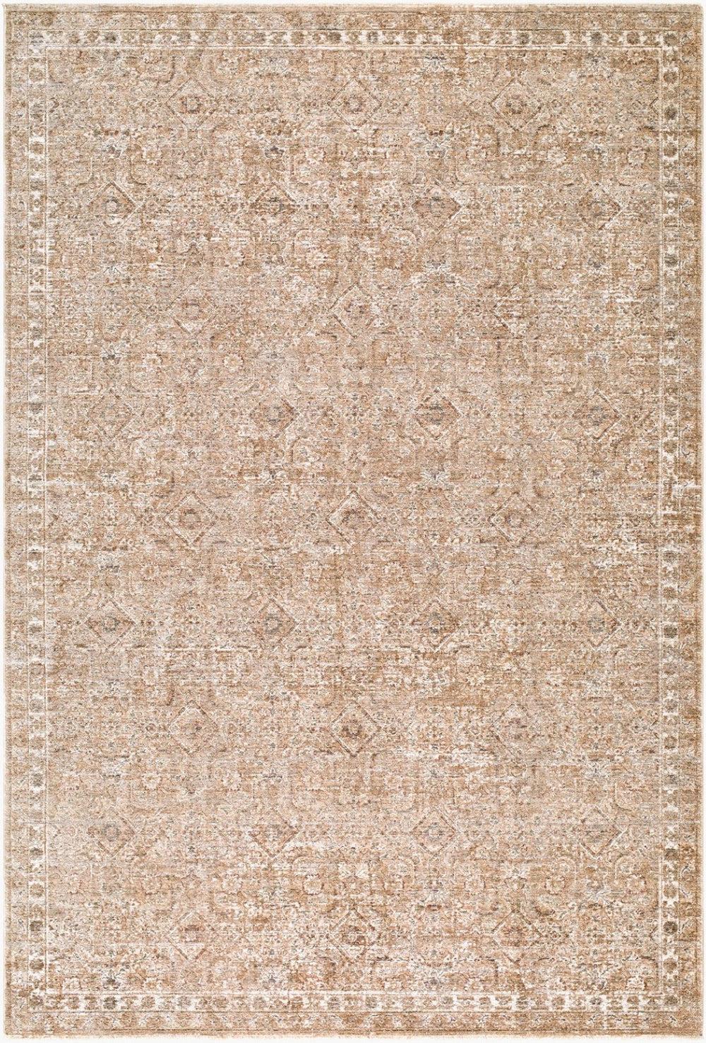 Livabliss The Vintage Medallion Runner Turkish Machine Woven Polyester Rug for Hallways Brown, Medium B 2'7" x 7'3" RZDT2306-2773