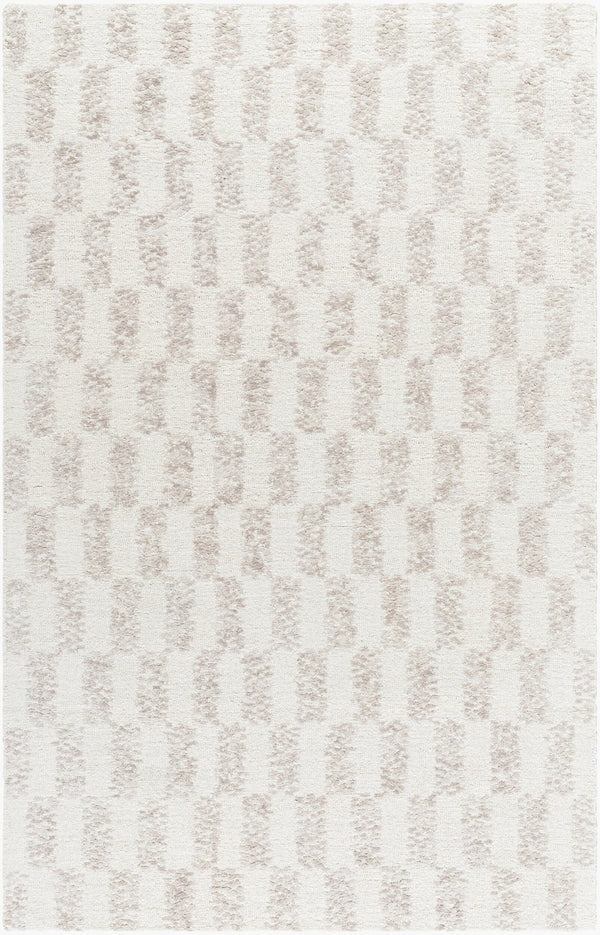 Livabliss Rize Hand Tufted Wool Accent Rug Artisan Crafted for Entryways and Bedroom Floors Ivory, Taupe 8' x 10' RZE2300-810