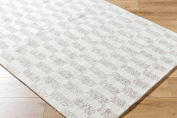 Livabliss Rize Hand Tufted Wool Accent Rug Artisan Crafted for Entryways and Bedroom Floors Ivory, Taupe 8' x 10' RZE2300-810