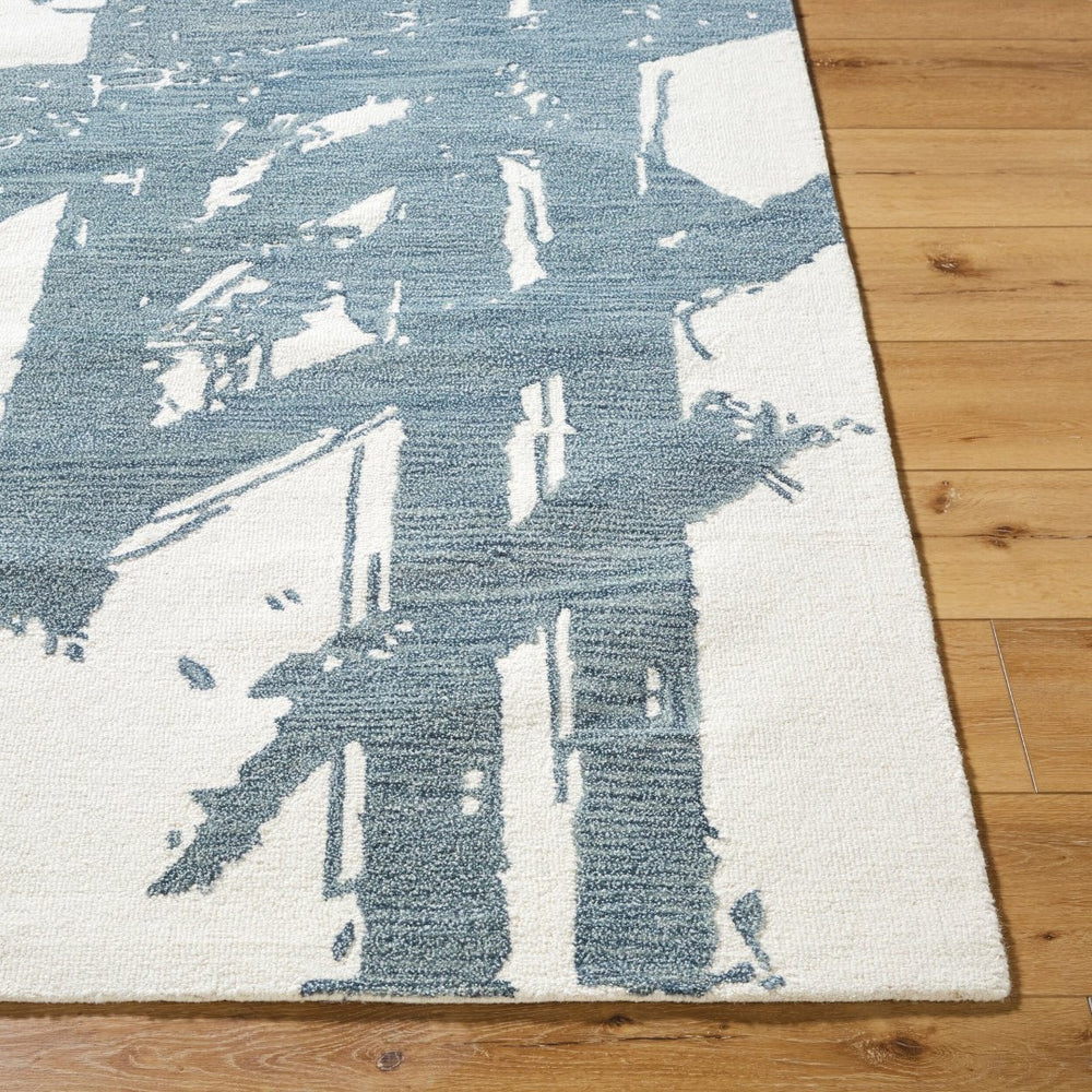 Livabliss Rize Hand Tufted Wool Accent Rug Artisan Crafted in India for Entryways and Bedrooms Slate Blue, Iv 8' x 10' RZE2301-810