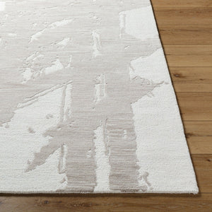 Livabliss Rize Hand Tufted Wool Accent Rug Artisan Crafted for Entryways Bathrooms and Bedside Ivory, Taupe 2' x 3' RZE2302-23