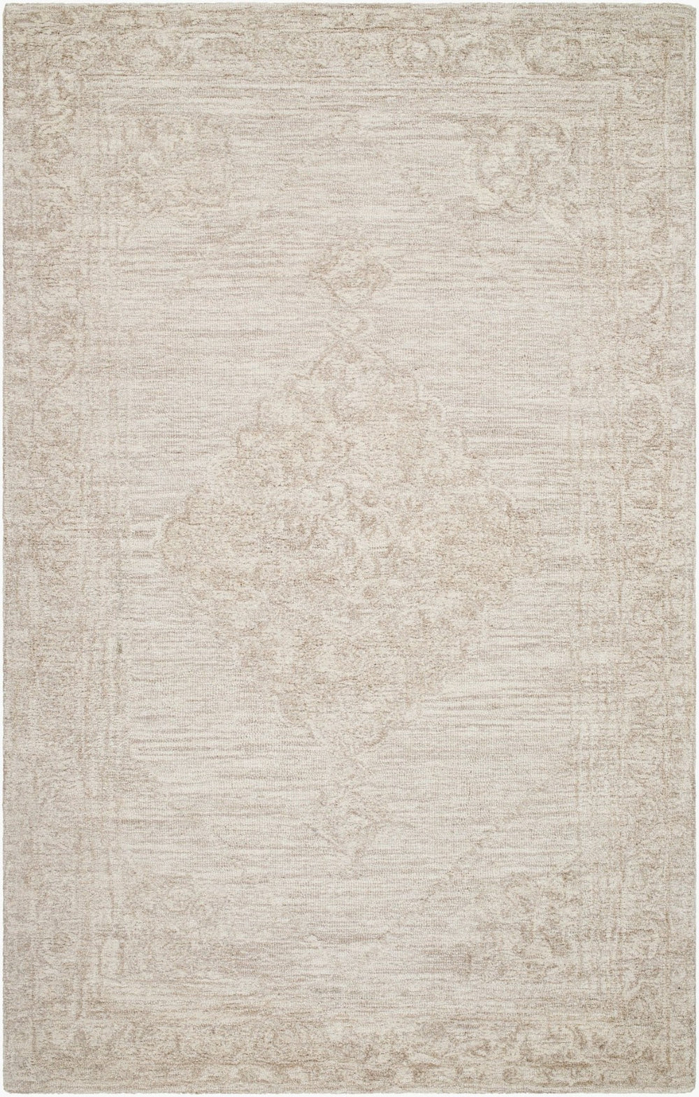 Livabliss Rize Hand Tufted Wool Accent Rug Plush Medium Pile for Entryway or Bathroom Ivory, Sandston 2' x 3' RZE2303-23