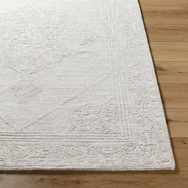 Livabliss Rize Hand Tufted Wool Accent Rug Plush Medium Pile for Entryway or Bathroom Ivory, Sandston 2' x 3' RZE2303-23