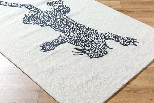 Livabliss Rize Hand Tufted Wool Accent Rug Plush Artisan Crafted for Entryways and Bedrooms Ivory, Jet Blac 9' x 12' RZE2307-912