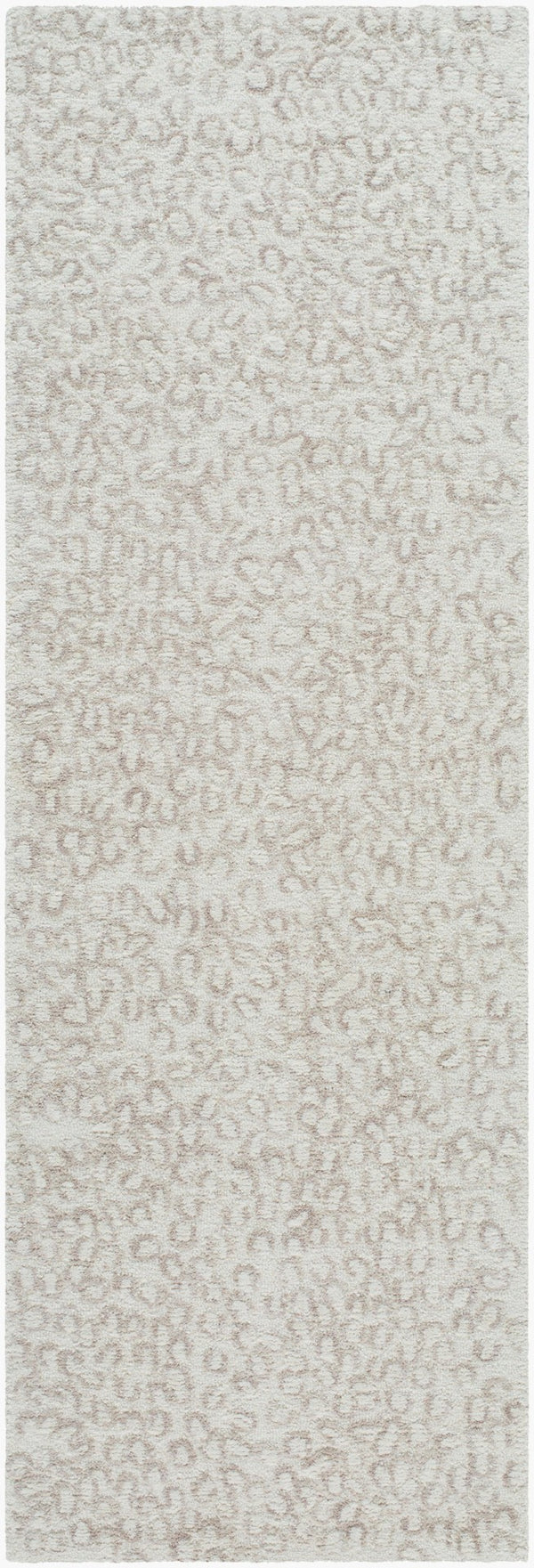 Livabliss Rize Hand Tufted Wool Area Rug Soft Medium Pile for Entryway Bathroom or Bedside Ivory, Taupe 2'6" x 8' RZE2308-268