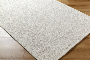 Livabliss Rize Hand Tufted Wool Area Rug Soft Medium Pile for Entryway Bathroom or Bedside Ivory, Taupe 2'6" x 8' RZE2308-268