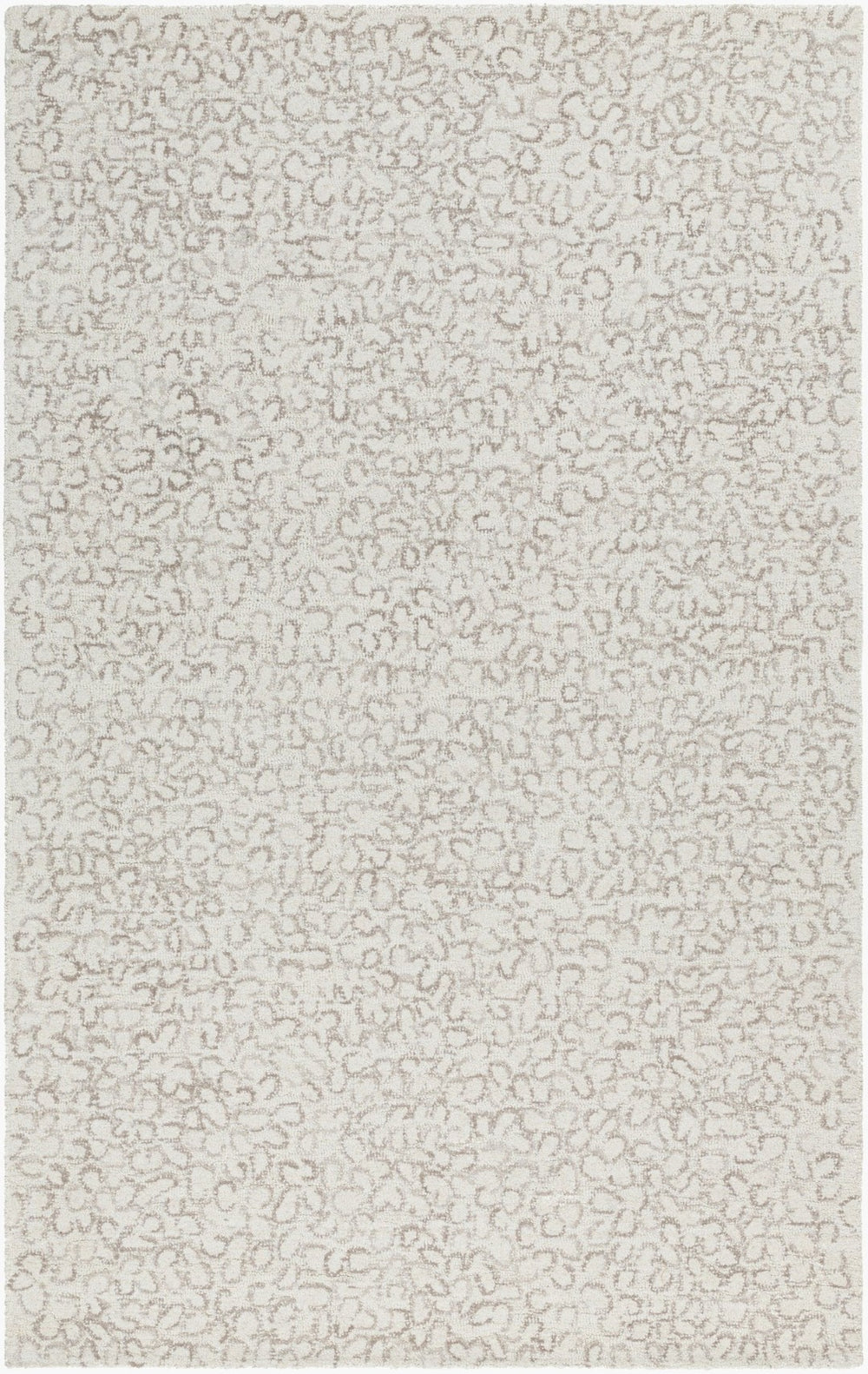 Livabliss Rize Hand Tufted Wool Area Rug Soft Medium Pile for Entryway Bathroom or Bedside Ivory, Taupe 8' x 10' RZE2308-810