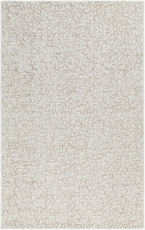 Livabliss Rize Hand Tufted Wool Area Rug Soft Medium Pile for Entryway Bathroom or Bedside Ivory, Taupe 8' x 10' RZE2308-810