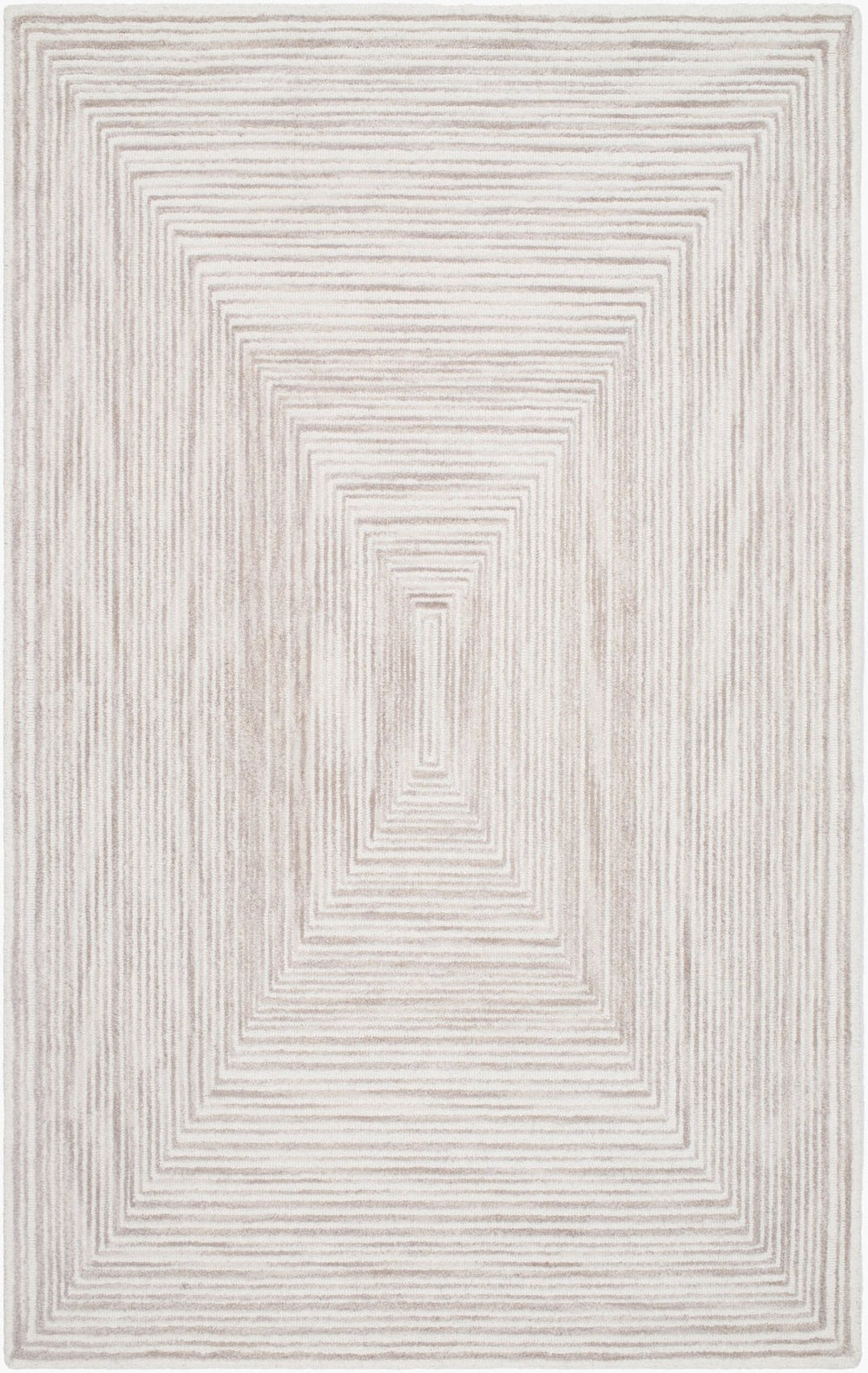 Livabliss Rize Hand-tufted Wool Accent Rug Soft Medium Pile for Entryway or Bathroom Decor Ivory, Taupe 2' x 3' RZE2309-23