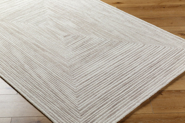 Livabliss Rize Hand-tufted Wool Accent Rug Soft Medium Pile for Entryway or Bathroom Decor Ivory, Taupe 2' x 3' RZE2309-23